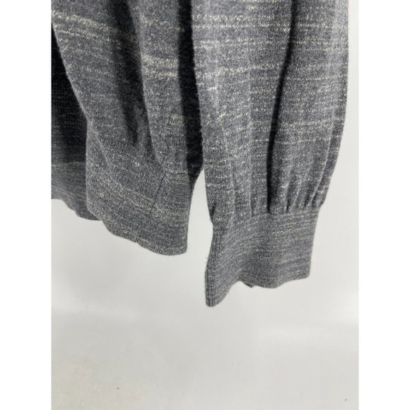 Banana Republic Men's Gray Long Sleeve V Neck 100% Cotton Sweater Size XL - Picture 3 of 12